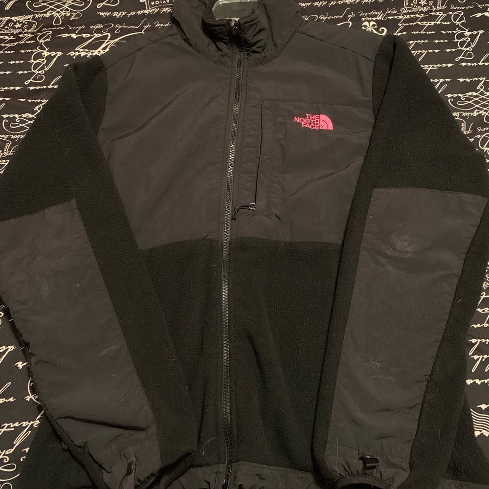 Breast cancer awareness north face jacket